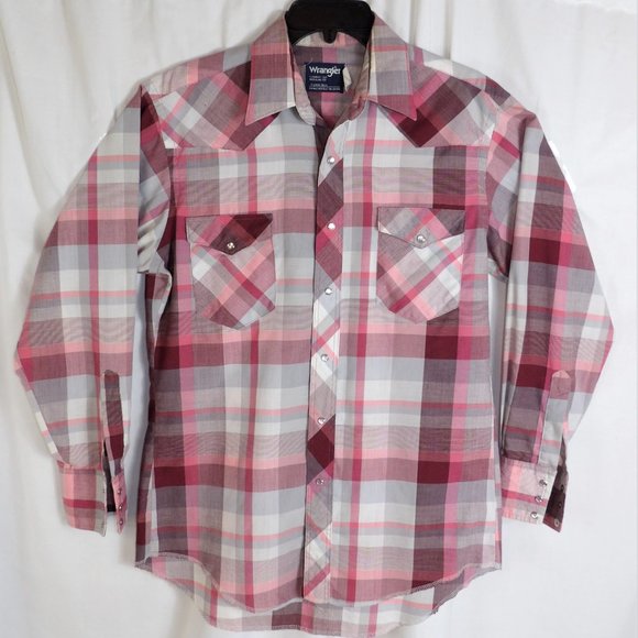 Men's Wrangler / Western Style / Long Sleeve Shirt - Picture 2 of 7